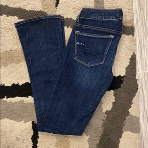 American Eagle Skinny Kick with sequins